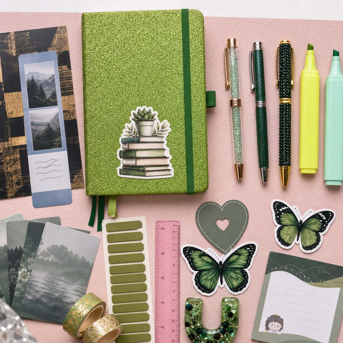 Sparkle Green Bookish Bundle