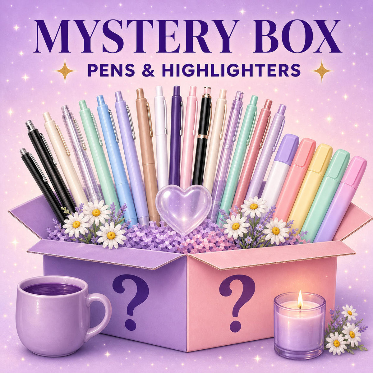 Pens and Highlighters Mystery Box
