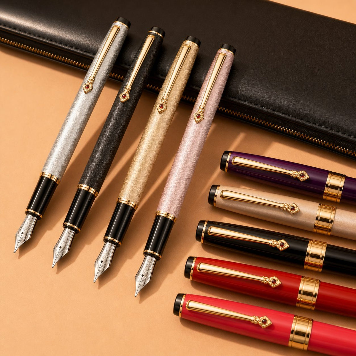 Vintage Gold Fountain Pen for Journaling