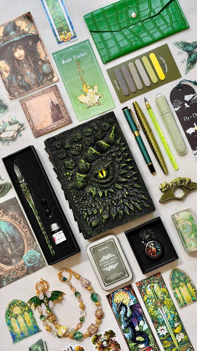 Venom Emerald Dragon Bookish Bundle