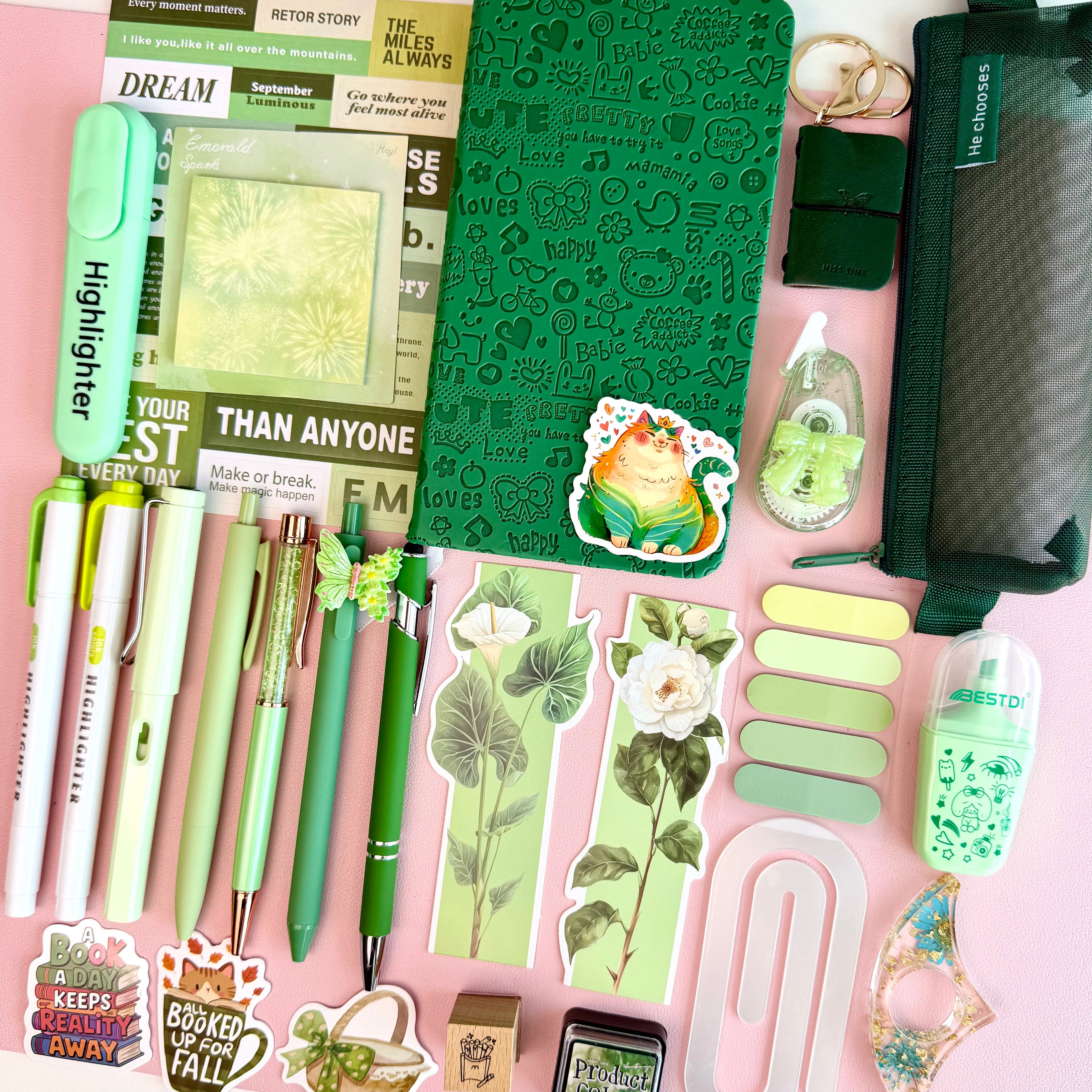 Dreamy Emerald Bookish Bundle