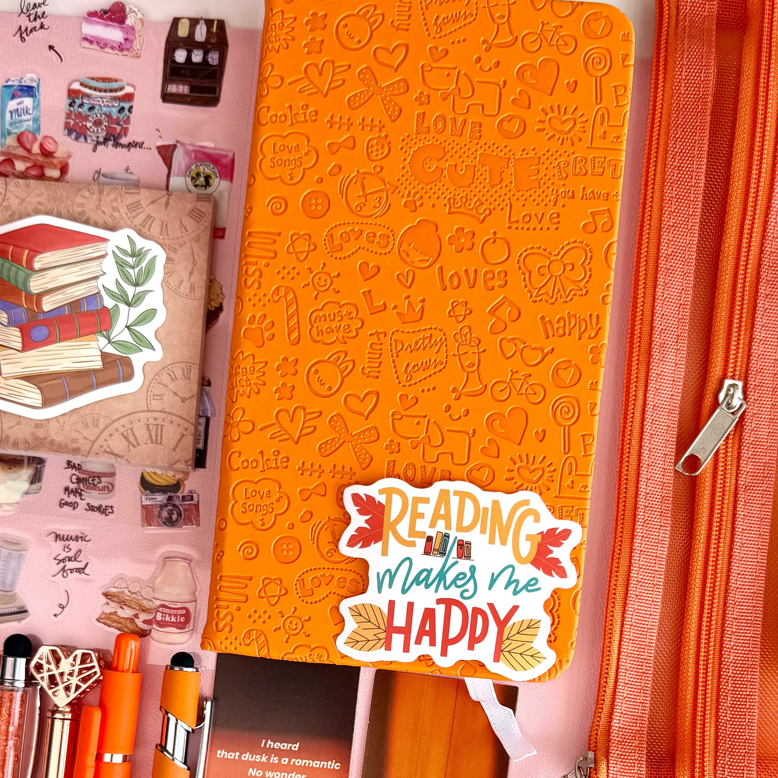 Dreamy Orange Bookish Bundle