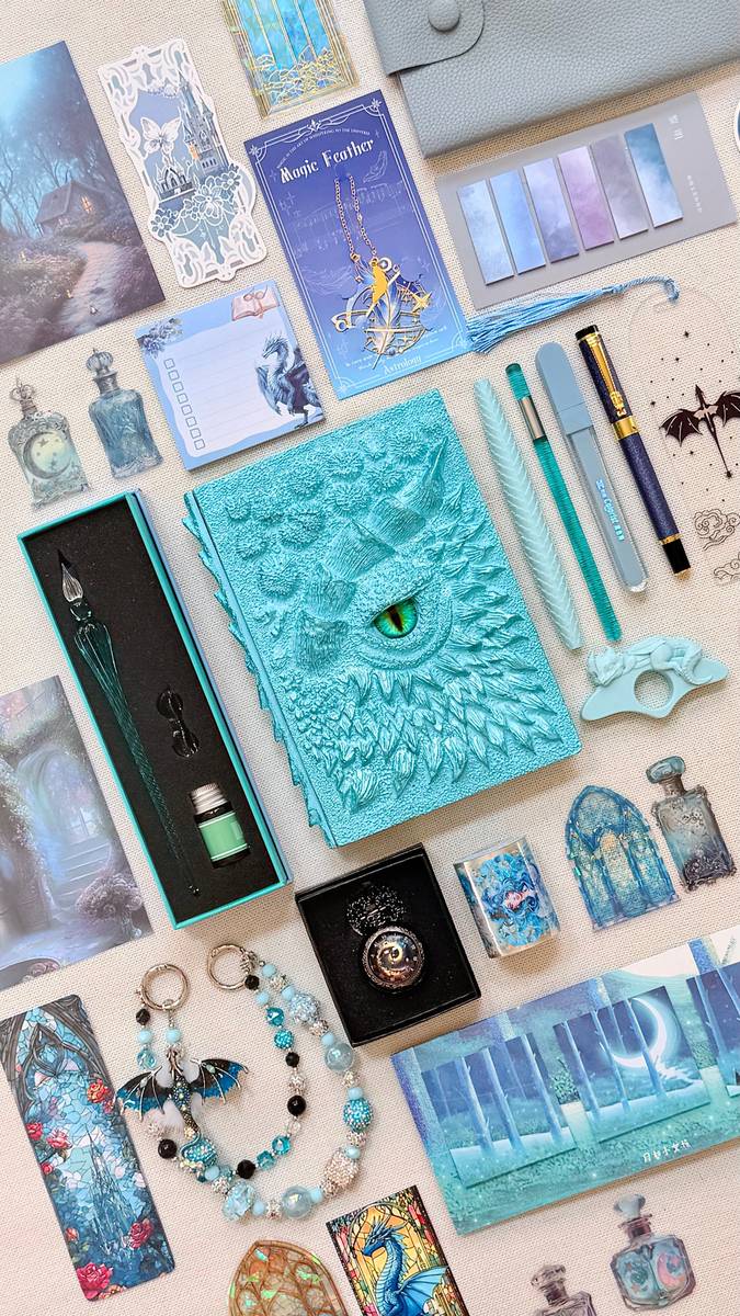 Ice Crystal Dragon Bookish Bundle