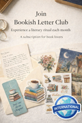 Join Bookish Letter Club INTERNATIONAL Monthly Subscription