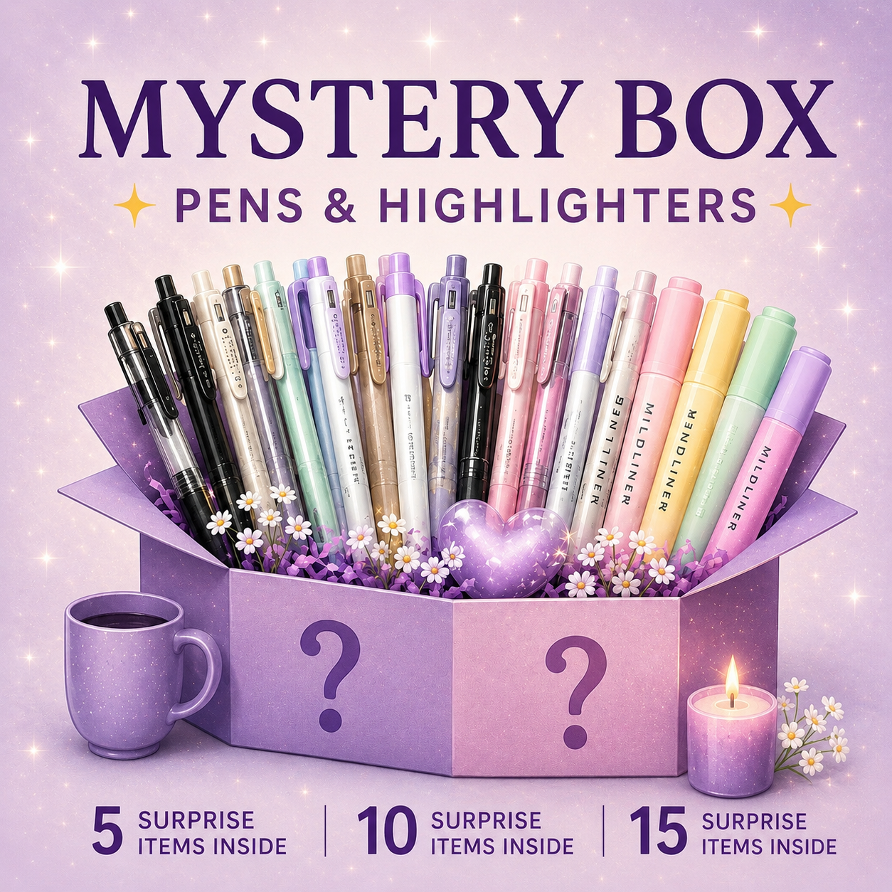 Pens and Highlighters Mystery Box