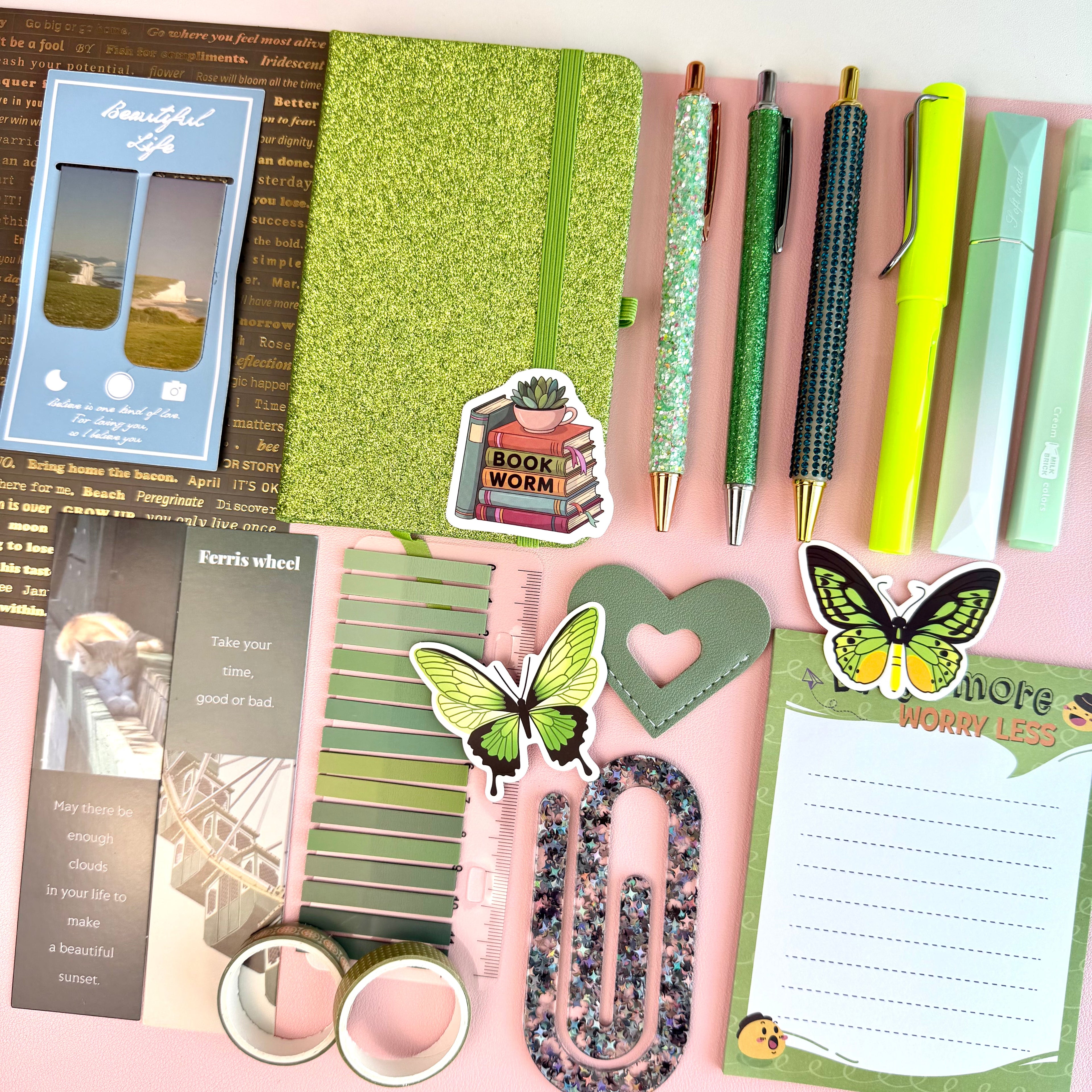 Sparkle Green Bookish Bundle