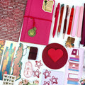 Travel Journal Bookish Bundle RED