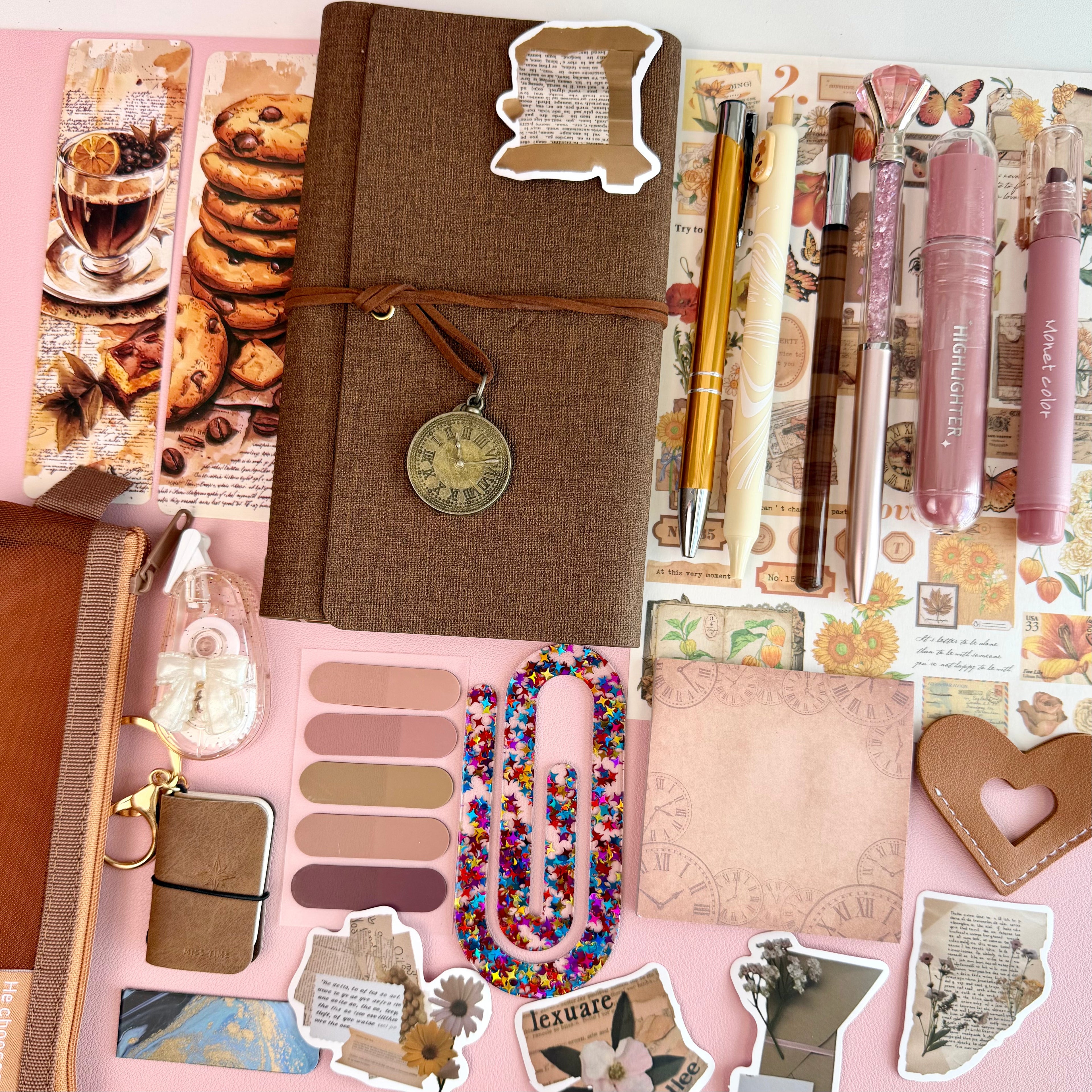 Vintage Brown Bookish Bundle